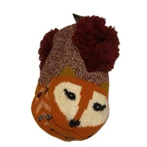 Ladies Cozy Slipper Socks – Fox Design (NWT)